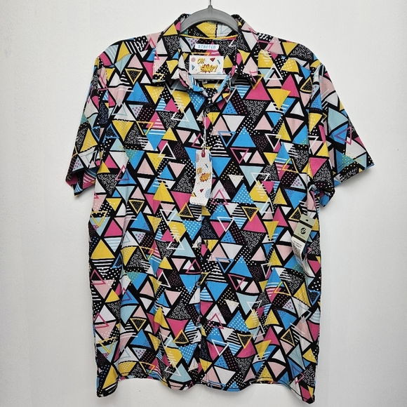 Oh Snap! Retro Print Shirt Button Up - Picture 6 of 8